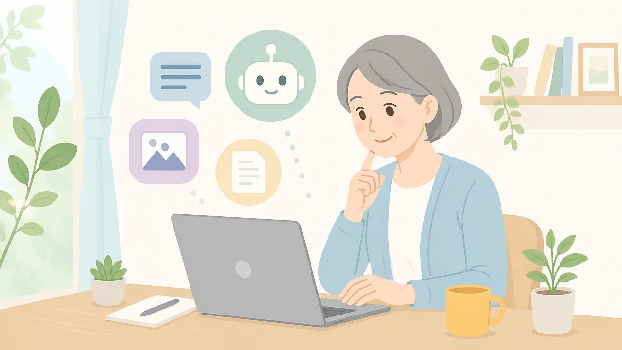 AI副業初心者の始め方｜50代から無理なく収入源を作る5ステップ
