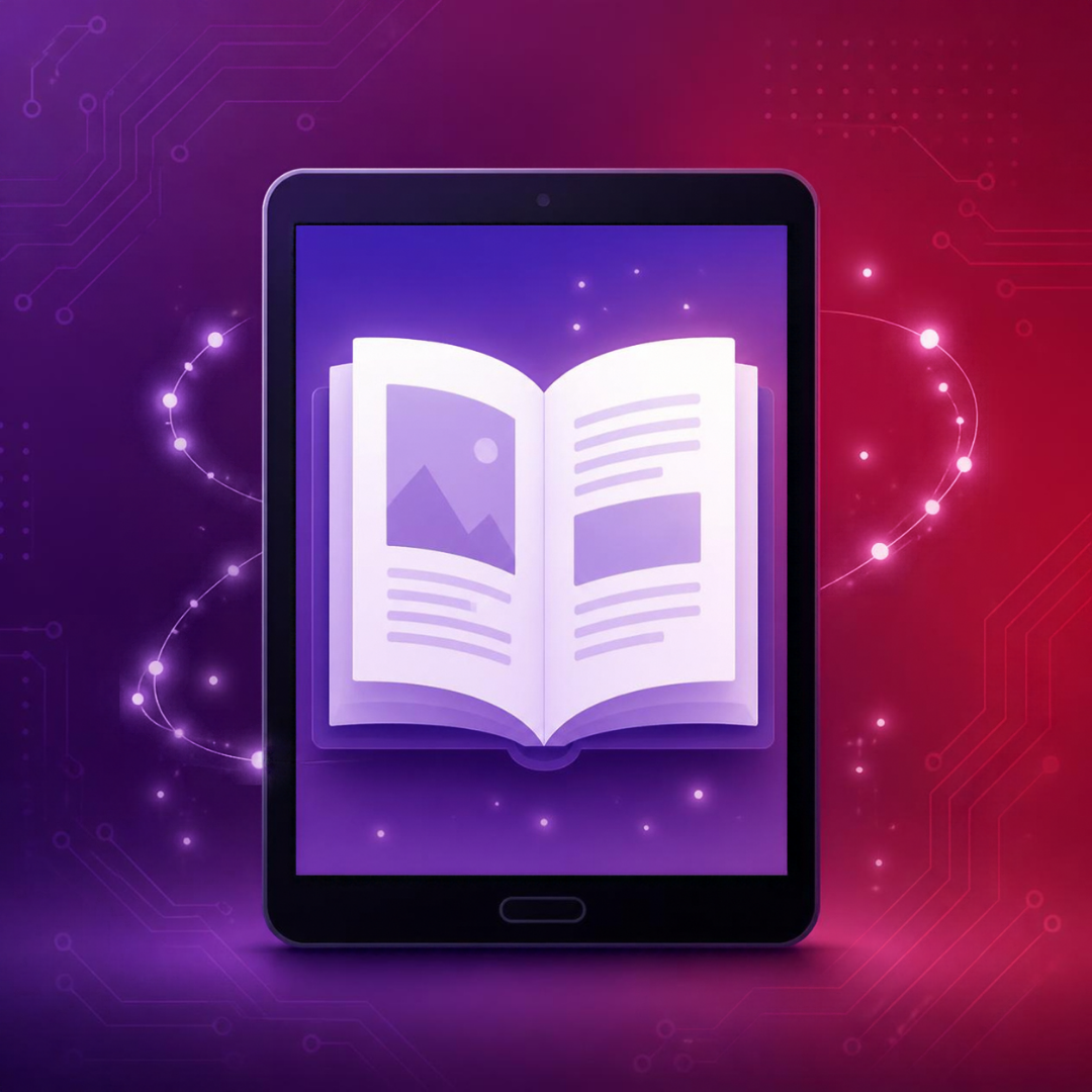 出版サービスのイメージ(AIを活用した電子書籍出版)